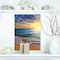 Designart - Layers of Colors on Sunrise Beach - Seascape Canvas Art Print